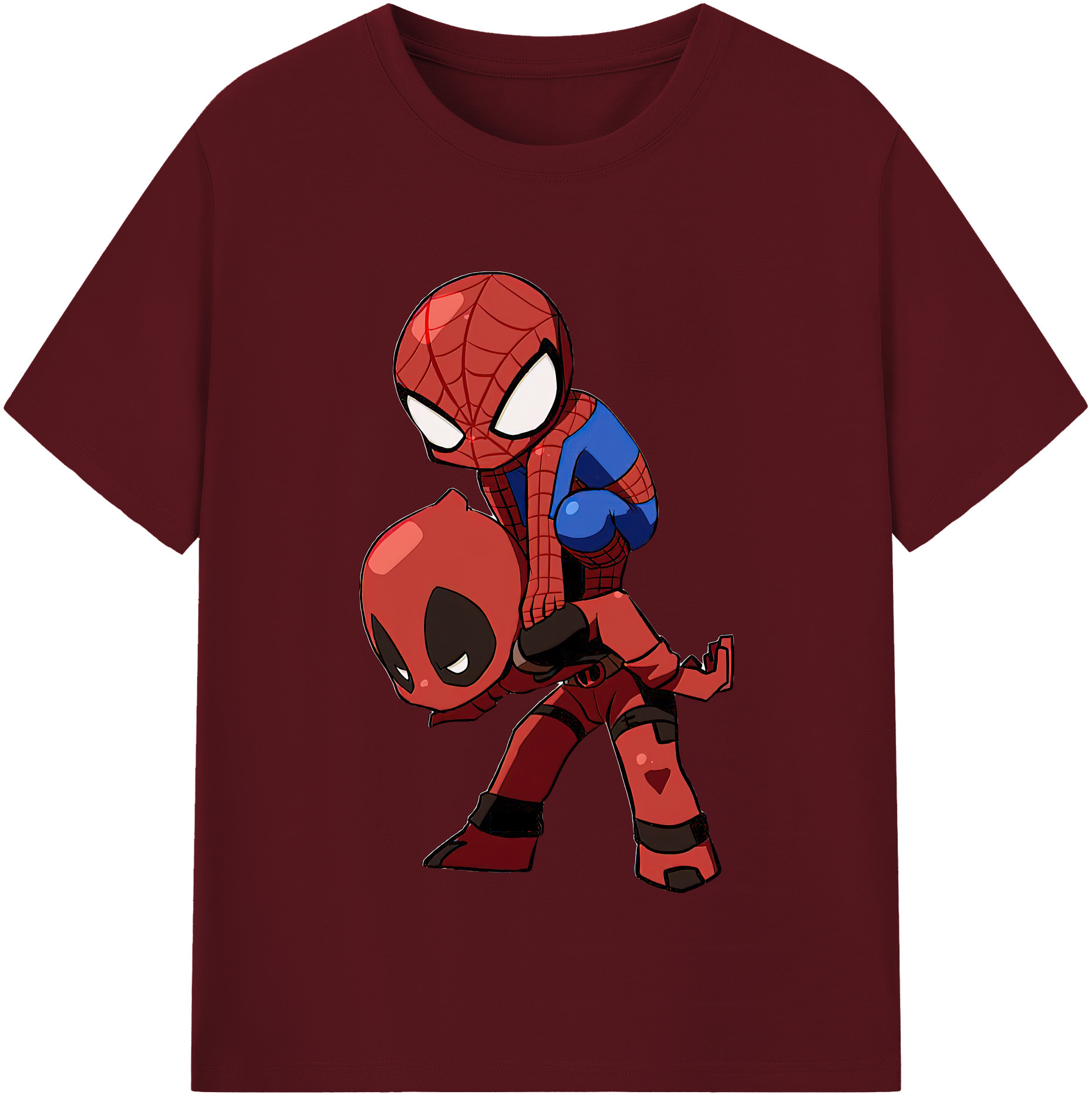 （画像用） Deadpool デッドプール 綿100％半袖Tシャツ（フロントプリント）